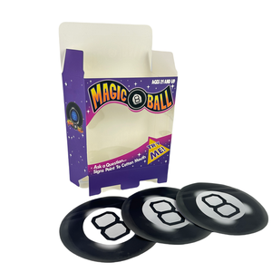 Sacs en mylar holographiques 3.5 découpés à l'emporte-pièce imprimés sur mesure avec boîte en papier ondulé Boîte d'emballage - Product Image 1