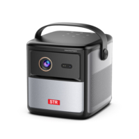 TOF Auto Focus Smart Android DLP 1080P 600 Ansi 4K video data show overhead Mini proyector portátil batería incorporada
