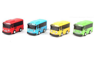 <span class=keywords><strong>Tayo</strong></span> voiture petit modèle Bus Mini <span class=keywords><strong>jouet</strong></span> pas cher en plastique tirer arrière voiture jouets pour enfants - Product Image 2