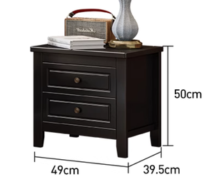 Modern Multi-Purpose Nightstand with Storage <b>Compact</b> <b>Bedside</b> <b>Table</b> for Apartment Bedroom Furniture - Product Image 2