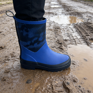 Botas de Lluvia Antideslizantes de Goma para Niños, Productos para la Temporada de Lluvia, Botas de Silicona Modernas y Sencillas para Niños, Calzado Infantil para Jardín - Product Image 6