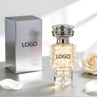 Botol Semprot Parfum Mewah Berbentuk Persegi 50 Ml, 100 Ml, 30 Ml, Botol Parfum Kaca Portabel untuk Wanita dengan Kemasan Kotak