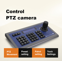 Control Remoto Luckimage PTZ para Sistema de Audioconferencia y Transmisión en Vivo, Teclado con Joystick para Cámara de Conferencia