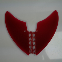 Prix d'usine, ailerons de paddle en plastique, améliorent le Green G5 Tri Set, aileron simple pour les lacs et les rivières