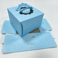 Boîte carrée personnalisée avec logo imprimé, emballage cadeau haut de gamme, impression couleur UV, estampage à chaud doré pour pâtisseries et friandises