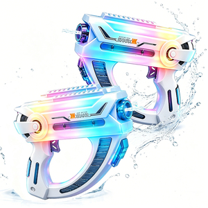 Jouets d'extérieur pour enfants MILI, <span class=keywords><strong>pistolet</strong></span> à <span class=keywords><strong>eau</strong></span> électrique futuriste arc-en-ciel en forme d'ananas, <span class=keywords><strong>pistolet</strong></span> à <span class=keywords><strong>eau</strong></span> coloré pour enfants avec lumière - Product Image 1
