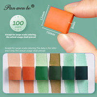 Panwenbo – Nouvelle Trousse de Peinture Aquarelle Professionnelle Portable 50/72/90/100 Couleurs – Kit de Voyage Solide pour Aquarelle