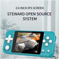 Jeux 3D, écran HD IPS de 3 pouces, 12 émulateurs, Wi-Fi, 16 Go, 2000 jeux intégrés, lecteur de jeux rétro de poche, console de jeux portable Q90