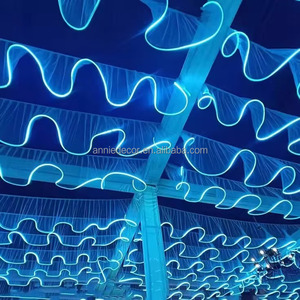 Bán buôn treo trần trắng treo lên ánh sáng Trần sân khấu treo lên Rèm phông nền cho các sự kiện đám cưới trang trí nội thất - Product Image 2