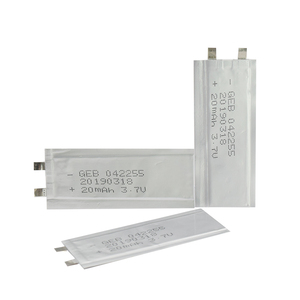 Lithium polymer battery <span class=keywords><strong>3</strong></span>,7 v 20 mah 042255 ultra thin polymer li-Polymer rechargeable battery - Product Image 5