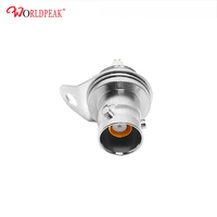 Conector Triaxial Hembra TRB KY para Soldar, Conector RF para Pruebas de Precisión, Conexión de Cable Triaxial para Bus