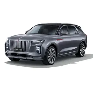 새로운 Hongqi E-hs9 일곱 좌석 재고 새로운 에너지 전기 자동차 Suv 주력 즐거움 버전