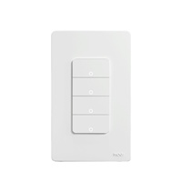 Tuya Smart WiFi 3 voies/unipolaire bouton poussoir interrupteur d'éclairage fil neutre requis commande vocale