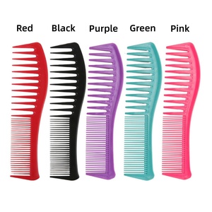 Peigne de coiffure 2-en-1 à dents larges et fines, peigne double densité de haute qualité pour des coiffures élégantes et des pompadours - Product Image 4