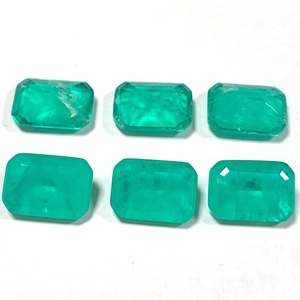 阿里巴巴准备运送碧玺长方形翡翠融合石珠宝制作 - Product Image 1