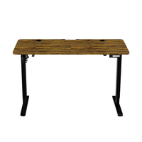 Table basse en métal unique de bureau debout réglable en hauteur électrique moderne du milieu du siècle pour l'usage de bureau