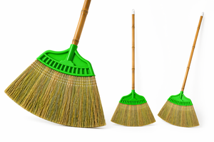 Kelelawar Rayung <b>Broom</b> Bamboo <b>Handle</b> Traditional Indonesia Natural Fiber Cleaning Tool - Product Image 6