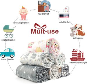 BSCICPCカスタマイズデザイン環境にやさしいミンキードットダブルソフトベビーレシーバーブランケット新生児寝具のリーズナブルな価格 - Product Image 6