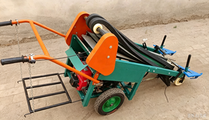 Motor eléctrico para máquina cosechadora de porotos, controlado por un motor eléctrico silencioso, para cortar porotos. Maquinaria agrícola eléctrica autopropulsada - Product Image 3