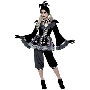 Costume de Clown Maléfique d'Halloween pour Cosplay de <span class=keywords><strong>Thriller</strong></span> Fantastique, style Troupe de Cirque, Vampier Européen et Américain, Tailles M-XL - Product Image 5