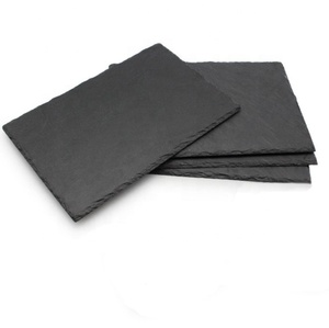 Ensemble <span class=keywords><strong>de</strong></span> 6 pièces bon marché, assiettes <span class=keywords><strong>de</strong></span> <span class=keywords><strong>service</strong></span> <span class=keywords><strong>en</strong></span> <span class=keywords><strong>ardoise</strong></span> noire, planches à fromage - Product Image 3