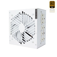 Alimentation PC OEM 750W 80 PLUS Gold PCI-E 5.1 Blanche Entièrement Modulaire pour PC de Jeu de Bureau