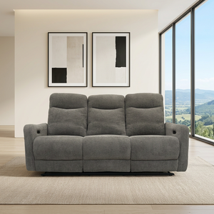 This modern luxury power recliner <b>sofa</b> <b>set</b> perfect for living room and home theater available in 1+3 combination - Product Image 3