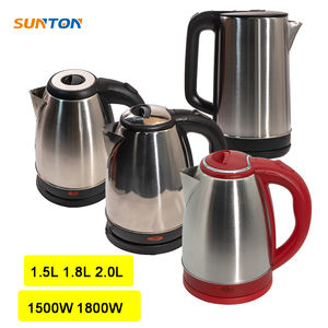 Bouilloire électrique sans fil en acier inoxydable SUNTON, prix usine, 1,8 L/2,0 L, pour chambre d'hôtel et usage domestique, pour faire bouillir le lait et l'eau - Product Image 2