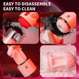 Verkoopt als warme broodjes: Elektrische, volautomatische vibrerende zuigende mannelijke masturbatie-apparaat, seksproduct voor volwassenen. - Product Image 2