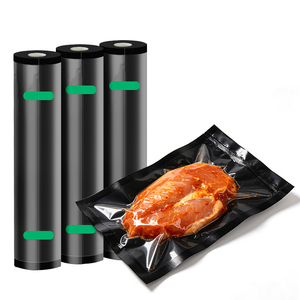 Sac plastique sous vide personnalisé simple face texturé gaufré en LDPE/Nylon <span class=keywords><strong>de</strong></span> qualité alimentaire pour bœuf fumé, <span class=keywords><strong>jambon</strong></span>, salade, sushi, aliments pour animaux, gelée - Product Image 5