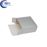 Caja de Regalo Plegable Elegante Personalizada de Papel Plateado con Logotipo Impreso en Lámina Plateada para Jabón, Perfume, Aceite, Productos Cosméticos