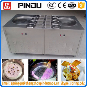 Topping Chảo sữa chua đông lạnh/<span class=keywords><strong>yoghourt</strong></span> cuộn/Rolls Fry cứng <span class=keywords><strong>Ice</strong></span> <span class=keywords><strong>Cream</strong></span> Roll Máy làm - Product Image 3