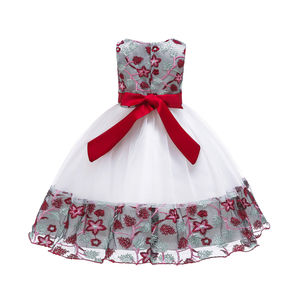 Vestido de Lentejuelas con Flores para Niña, Vestido de Princesa para Fiesta, Ropa para Niños, 7 Colores, 2-7 Años, Vestido de Niña de las Flores - Product Image 2