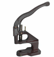 Nouvelle machine à œillets manuelle AYF noire et bleue en fer, pour œillets à pression, boutons-pression, style tige, technique de placage, 100W, 4kg