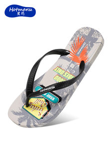 Hotmarzz/Black <span class=keywords><strong>Marz</strong></span> HM8094 Chanclas y Sandalias de Playa de PVC Antideslizantes Casuales de Verano para Hombre para Natación - Product Image 2