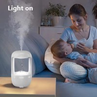 Humidificateur d'air à ultrasons contre les gouttes de brouillard anti-gravité Lévitation Goutte d'eau Diffuseur d'air silencieux pour chambre à coucher Maison Hôtel