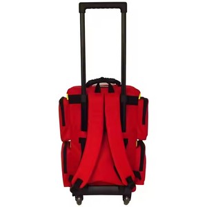 Mochila con ruedas profesional, ruedas rodantes resistentes, rayas reflectantes personalizadas, características de preparación para emergencias, estilo de moda - Product Image 6