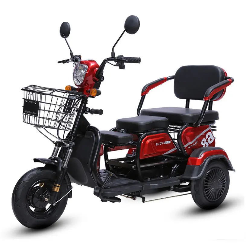 Elektrikli tekerlek dizel yolcu bisiklet fiyat için üç araba yıkama elektrikli dönüşüm kiti 3000W 3 Scooter Powered Ebike üç tekerlekli bisiklet