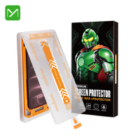 Protection d'écran en verre trempé ultra-mince à couverture intégrale Magic Box avec installation facile pour 13/14