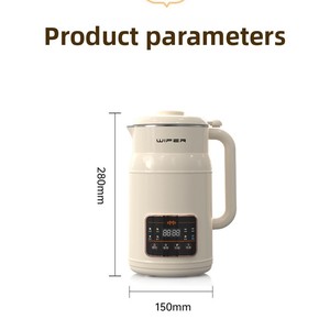Licuadora de Alta Velocidad para Leche de Soya, Control Táctil Silencioso, Electrodoméstico, Sin Pulpa, Sin Hervir, Totalmente Automático, Multifunción - Product Image 5