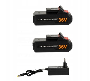 Furadeira a Bateria 36V Velocidade Dupla 10MM, Conjunto de Parafusadeira Elétrica com Duas Baterias 24 Peças - Product Image 3