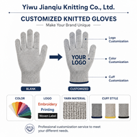 Guantes de Invierno para Niños, Guantes de Dibujos Animados de Felpa Tejida para Bebés, Manoplas para Niños Pequeños, Guantes Cálidos para Exteriores con Cubierta Abatible de Medio Dedo para Niñas