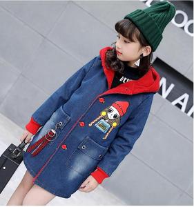 Nuevas Chaquetas Infantiles Premium, Ropa de Invierno, Ropa Exterior para Mujer, Abrigo de Mezclilla para Niñas de China - Product Image 2