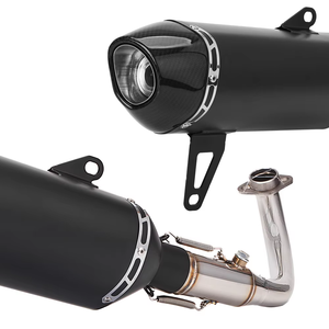 Système d'échappement complet Slip on R77 Silencieux d'échappement Connecter le tuyau avant pour Yamaha <span class=keywords><strong>Xmax</strong></span> 300 XMAX300 2017-2024 - Product Image 5