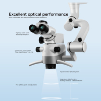 Microscope chirurgical dentaire Zoom avec caméra CE ISO 13485 pour l'endodontie ORL Ophtalmologie Utilisation clinique