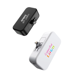 Batería Externa Portátil con Cable Integrado, Mini Banco de Energía Móvil Tipo-C para Interfaces, Salida de 10W, Diseño Ultra Delgado - Product Image 1