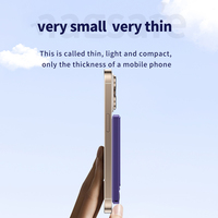 Batterie externe magnétique sans fil 5000 mAh certifiée 3C Chine, approuvée par les compagnies aériennes, avec affichage numérique LED, format de poche, chargeur de voyage