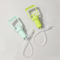 Aspirateur nasal manuel multicolore pour bébé, pompe anti-reflux réutilisable, éliminateur de mucus nasal pour nourrissons