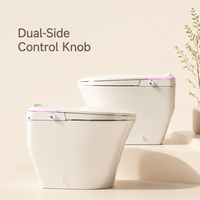 MWD CUPC ETL WaterSense MWD WC Bidet de Luxe Siphonique à Poser au Sol 12Rough-in avec Ouverture Automatique et Bidet Intelligent, Vente en Gros
