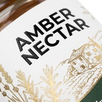 Étiquettes personnalisées adhésives imperméables vert forêt mat pour bouteilles de miel, service d'impression de logo sur papier couché écologique